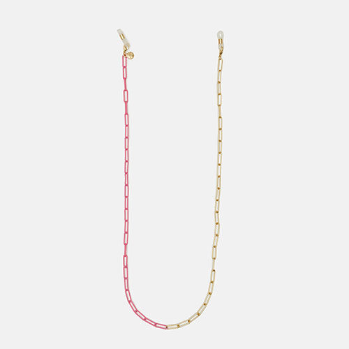 CORDON CADENA FLOW DAURADA I ROSA    