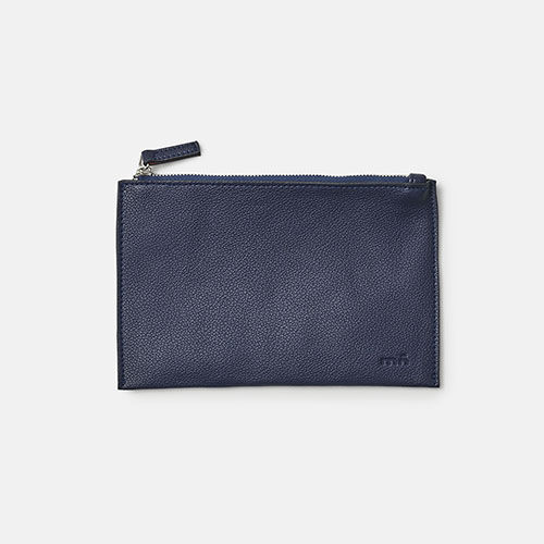 POUCH THE STATION BLAU