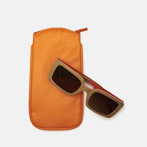 POUCH FLOW BEIX I TARONJA