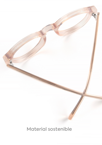 Ulleres material reciclat ECOTATE Multiopticas Ulleres material reciclat detall Col·lecció ECOTATE Multiopticas