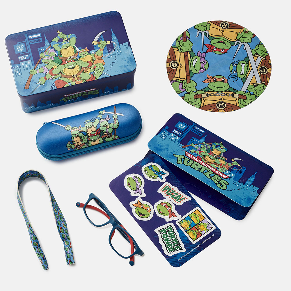 X TORTUGUES NINJA COWABUNGA, blue/xarxa, large image number 2